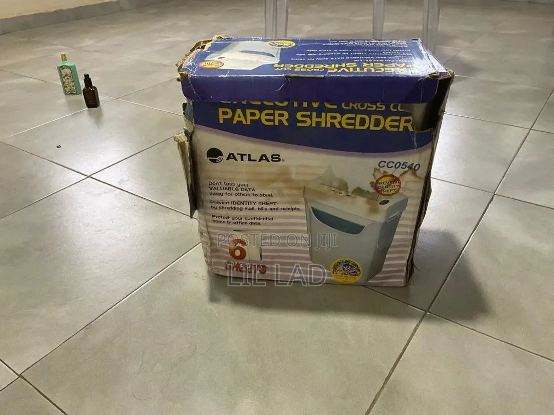 Hp All-in-One Printer + Atlas Paper Shredder for Sale