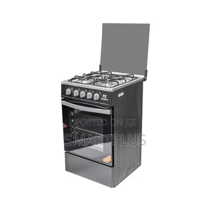 A Nasco Freestanding 4-Burner Gas Cooker With a Built-in Oven.