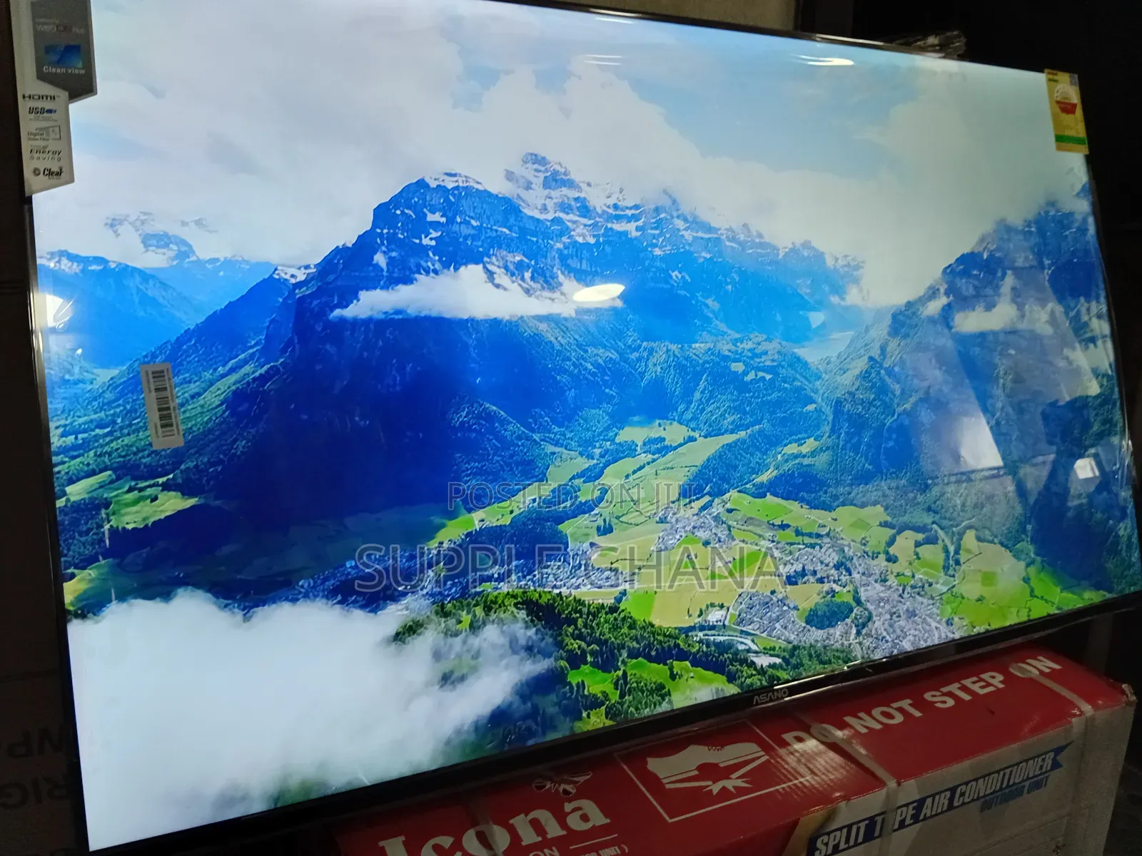 Asano 50" Smart Television – Smart Apps Vibrant Display