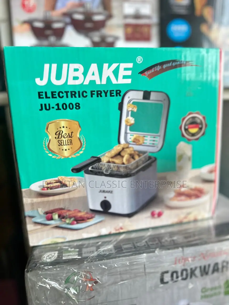 High Quality Jubake Electric Deep Fryer-3l-1200w
