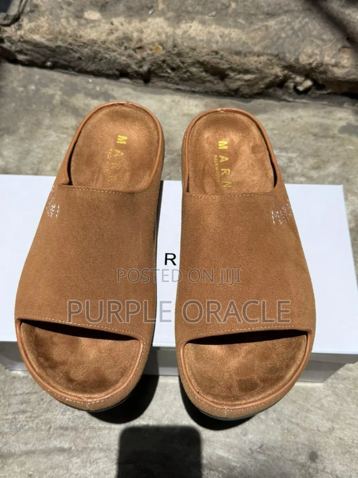 Classy Durable Leather Slides for Men