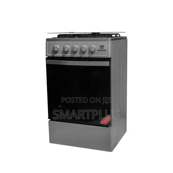 Nasco Freestanding 4-Burner Gas Cooker With a Built-in Oven and Grill