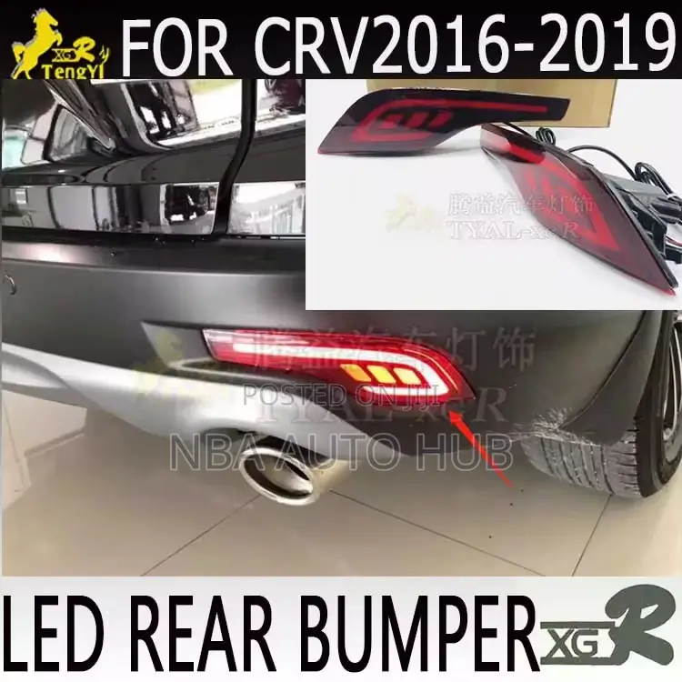 Honda Cr-v 2017-2019 Back Bumper Led Light Reflector