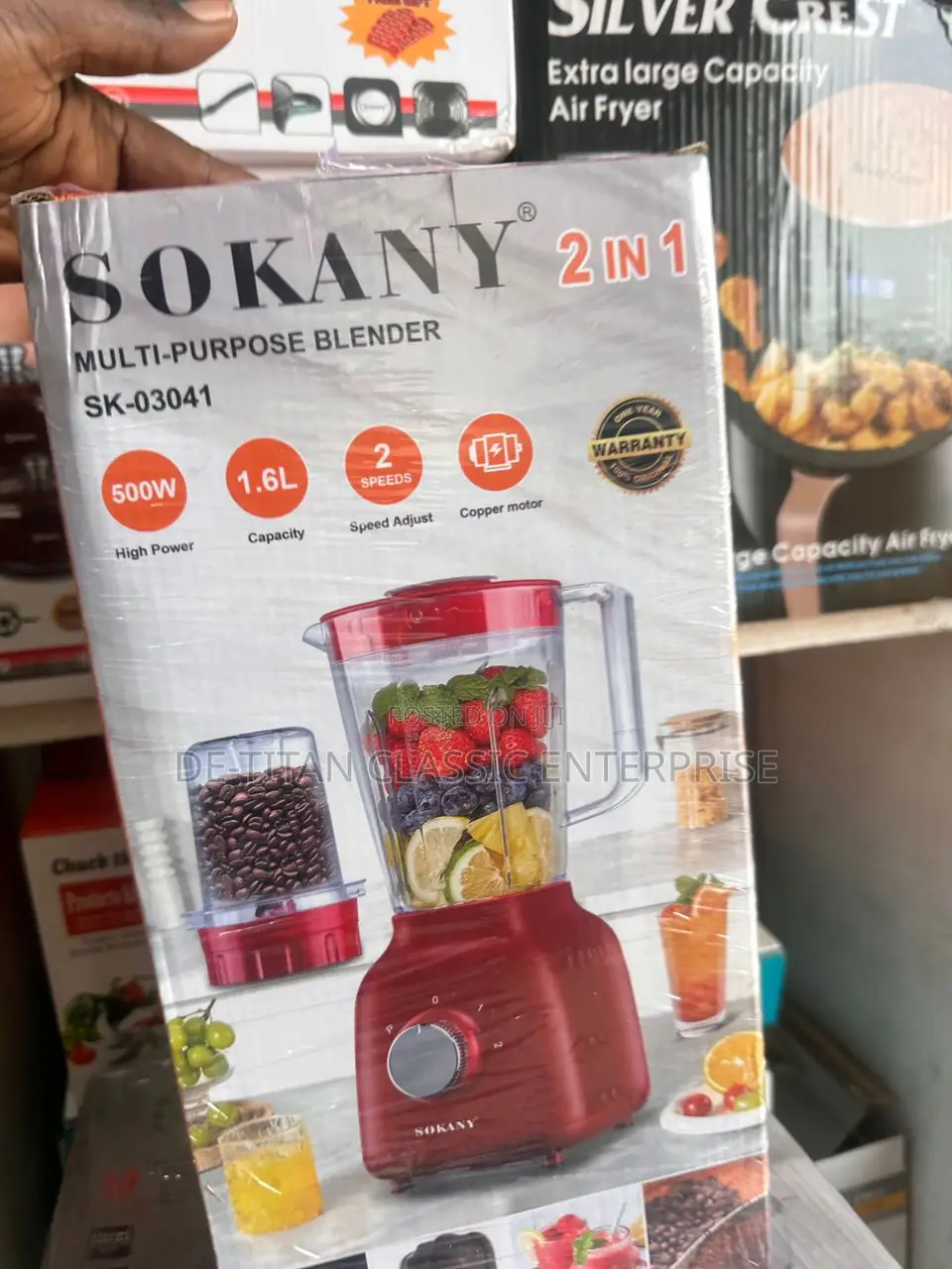 High Quality Sokany 2in1 Blender