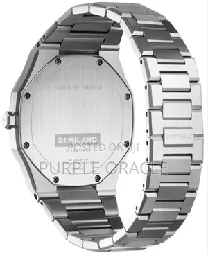 D1 Milano Ultra Thin Wristwatch With Blue Dial.