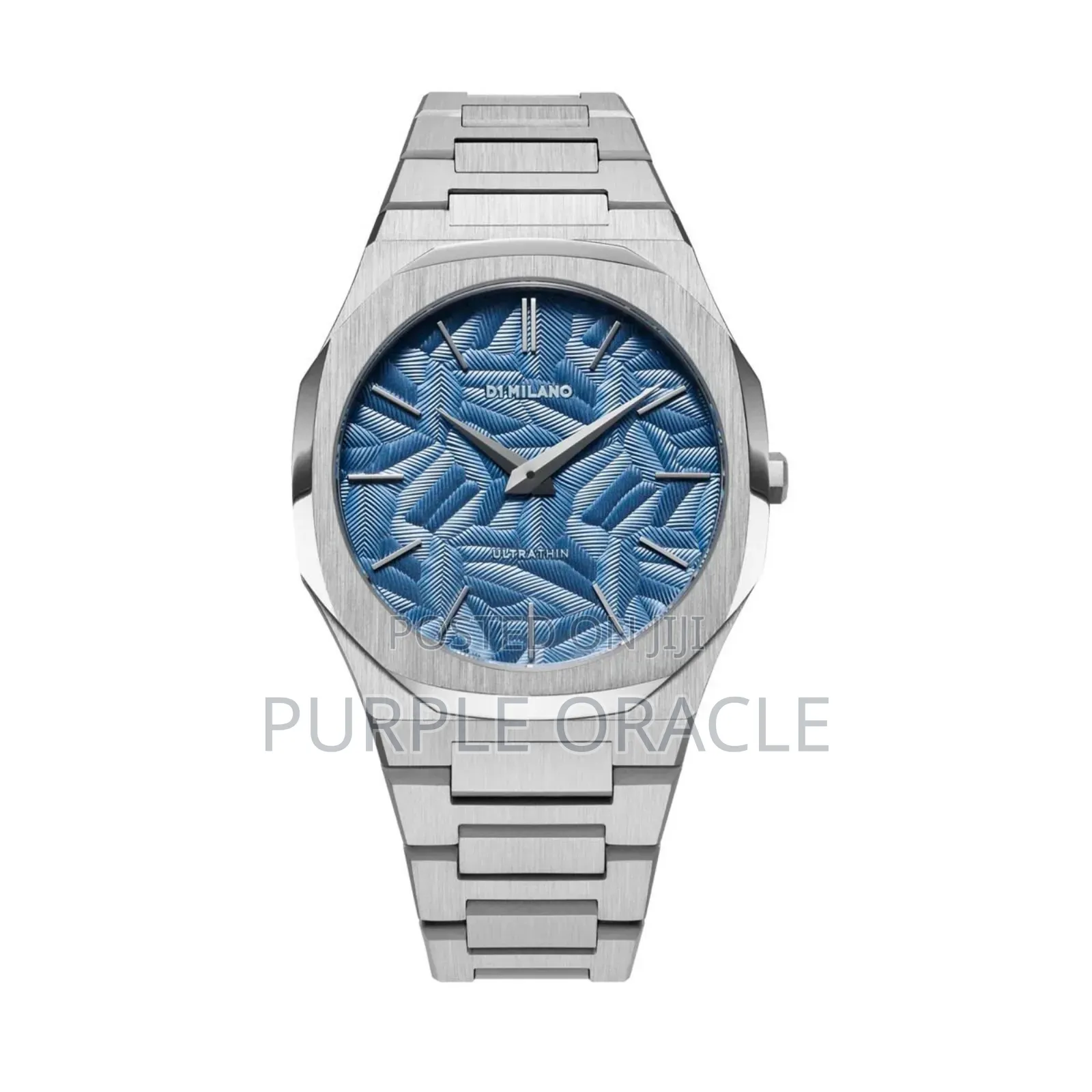 D1 Milano Ultra Thin Wristwatch With Blue Dial.