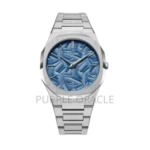 D1 Milano Ultra Thin Wristwatch With Blue Dial.