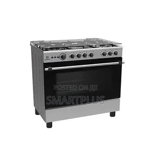 A Nasco 5-Burner Gas Cooker With a Lighted Oven and Grill.