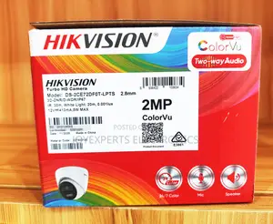 2mp Colorvu Turret Camera (Ds-2ce72df0t-Lpts)