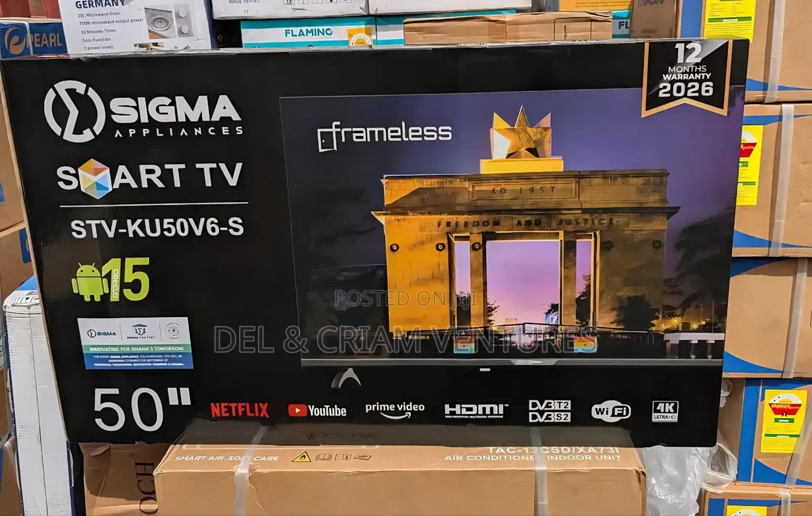 Sigma 50" Smart Android Uhd Led Tv