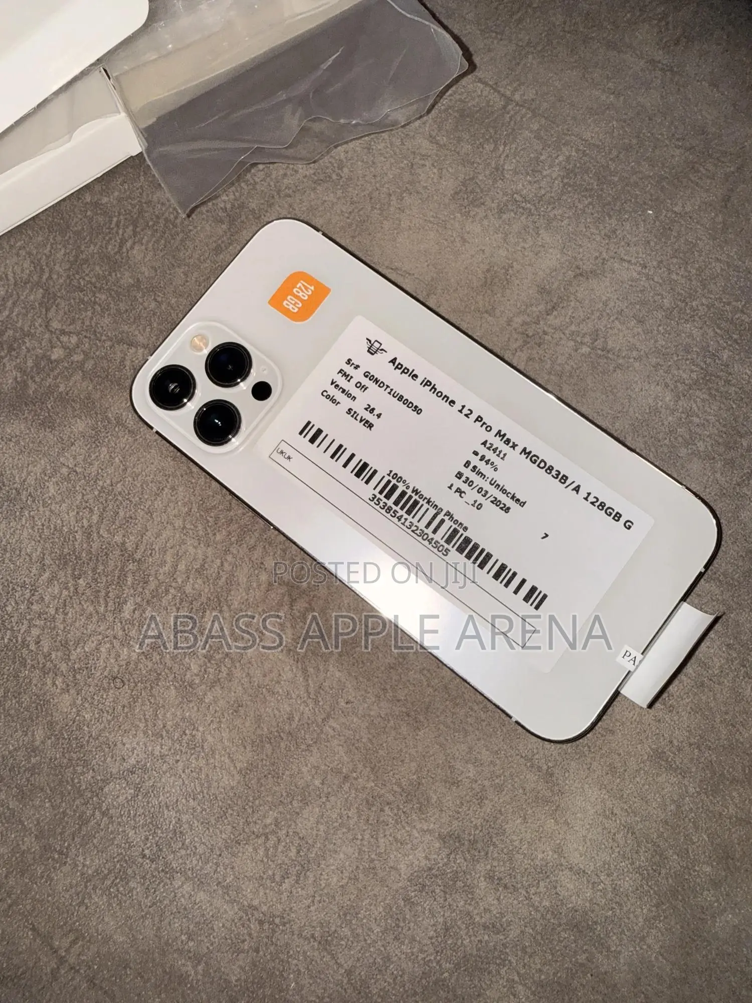 Apple iPhone 12 Pro Max 128 GB Silver
