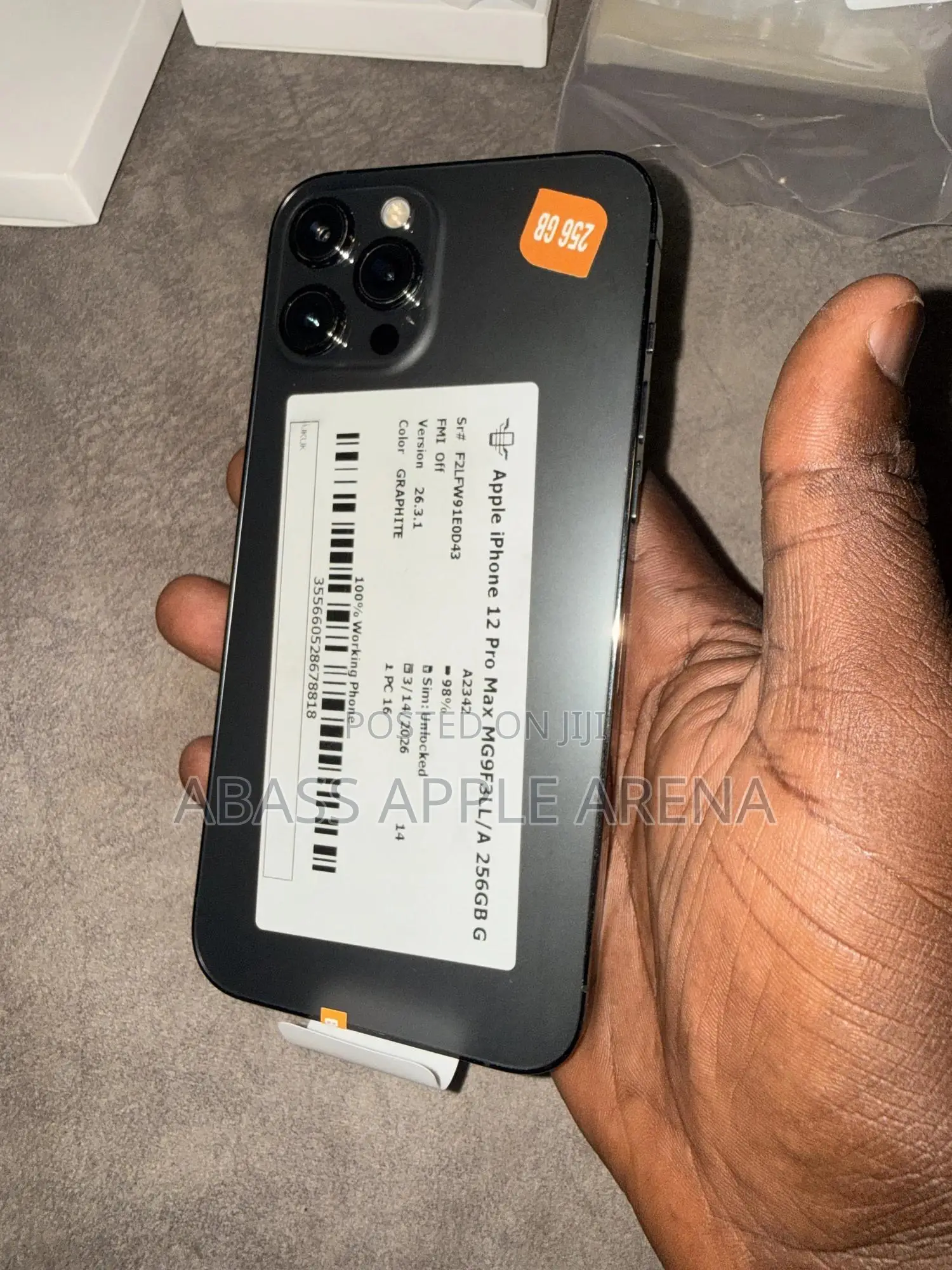Apple iPhone 12 Pro Max 256 GB Gray