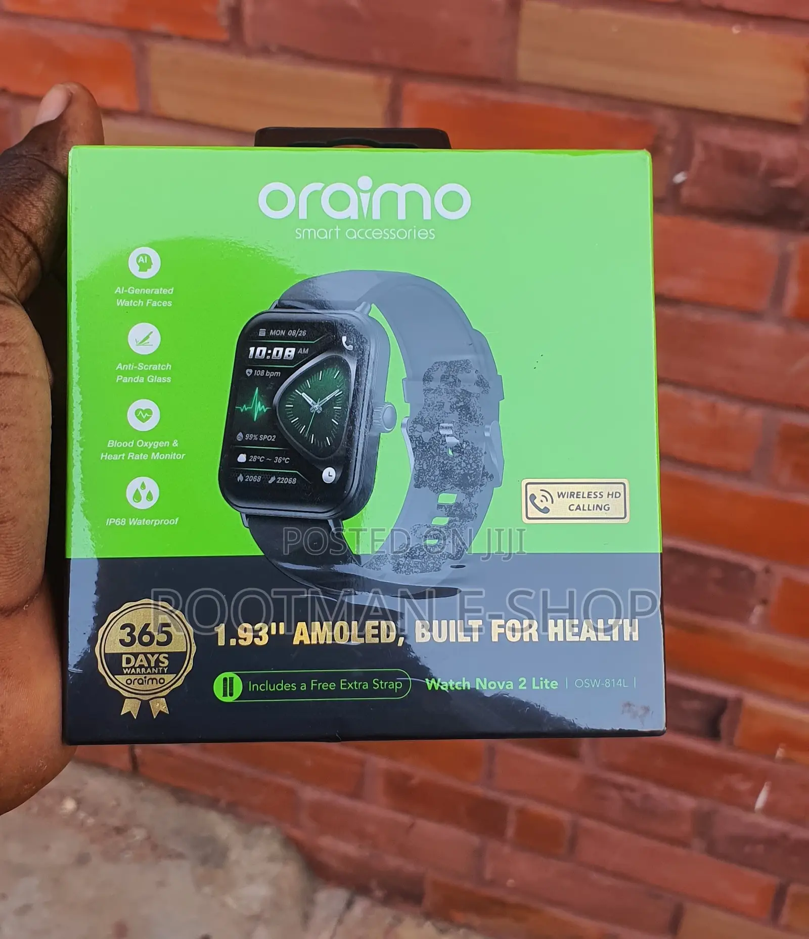 Watch Nova 2 Lite 1.93'' Amoled Full Touch Color Screen Smart Watch