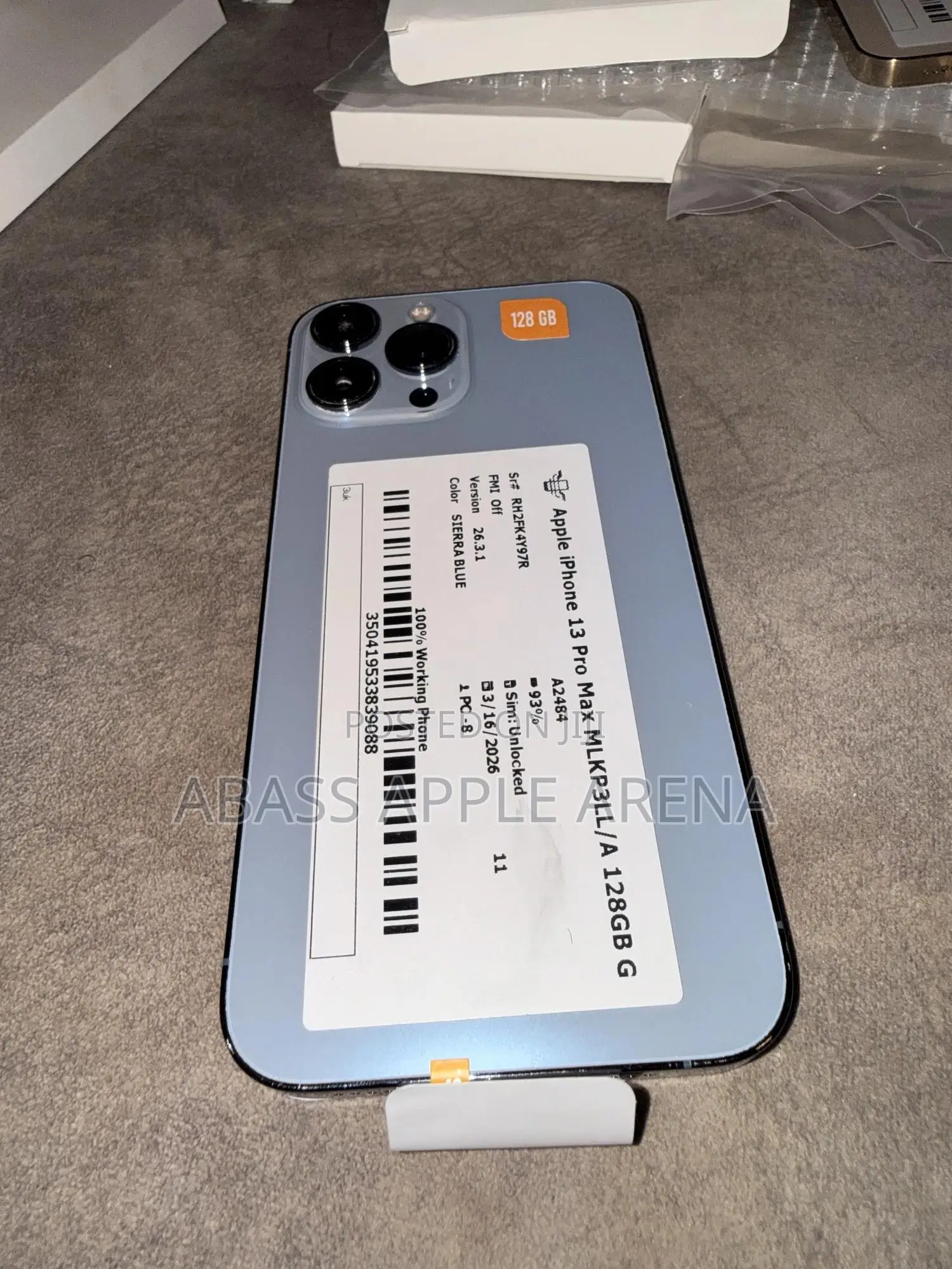 Apple iPhone 13 Pro Max 128 GB Blue