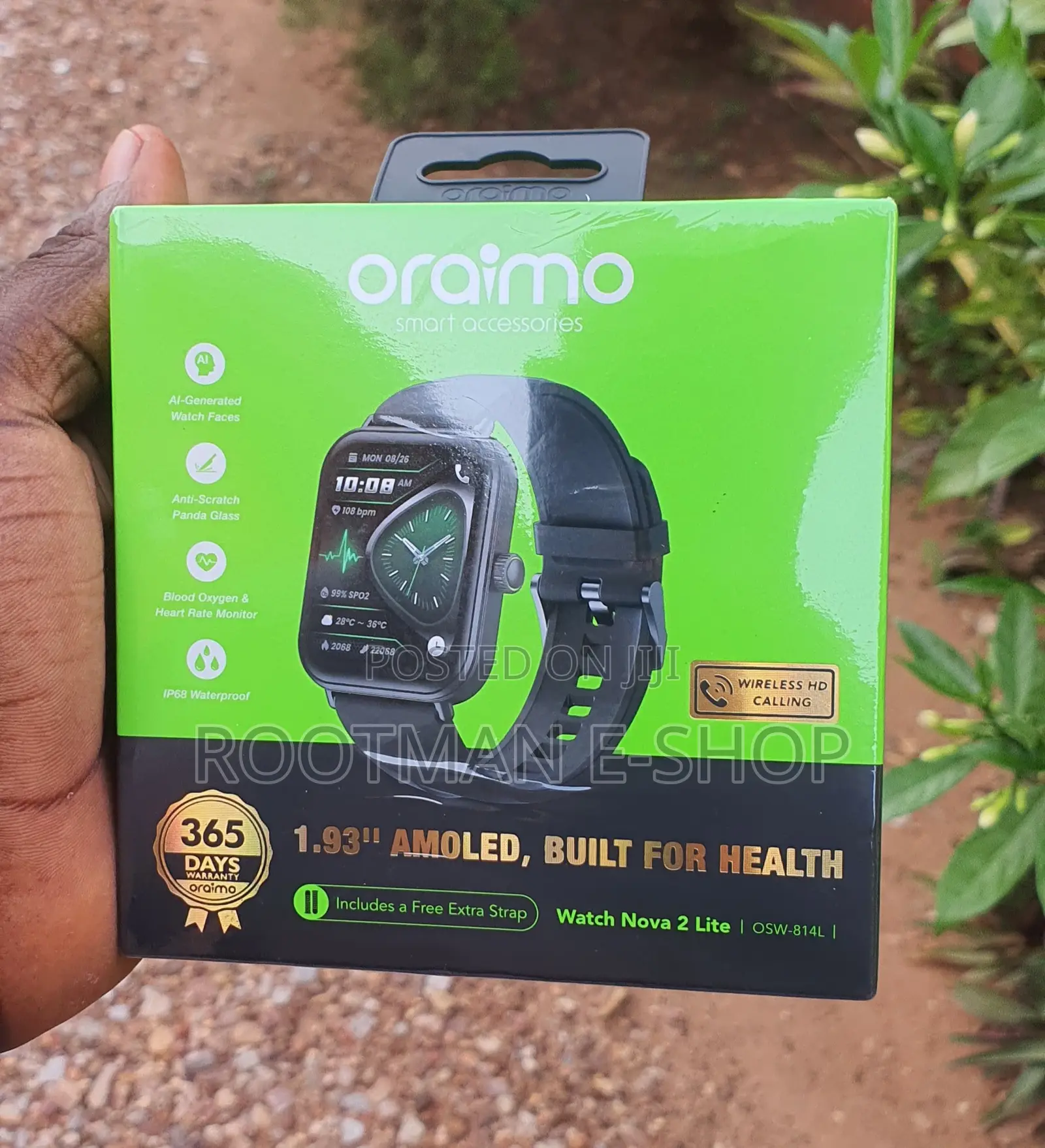 Watch Nova 2 Lite 1.93'' Amoled Full Touch Color Screen Smart Watch