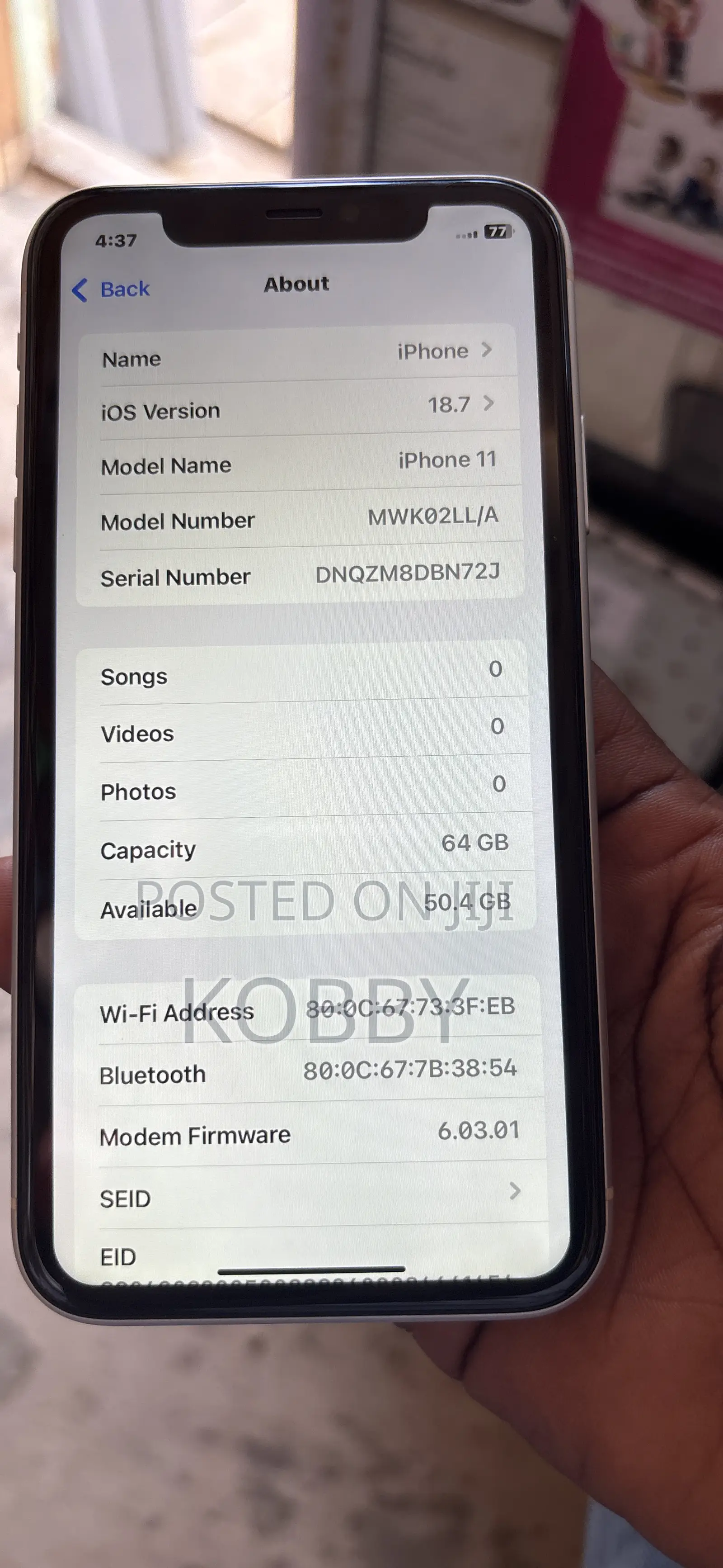 Apple iPhone 11 64 GB White