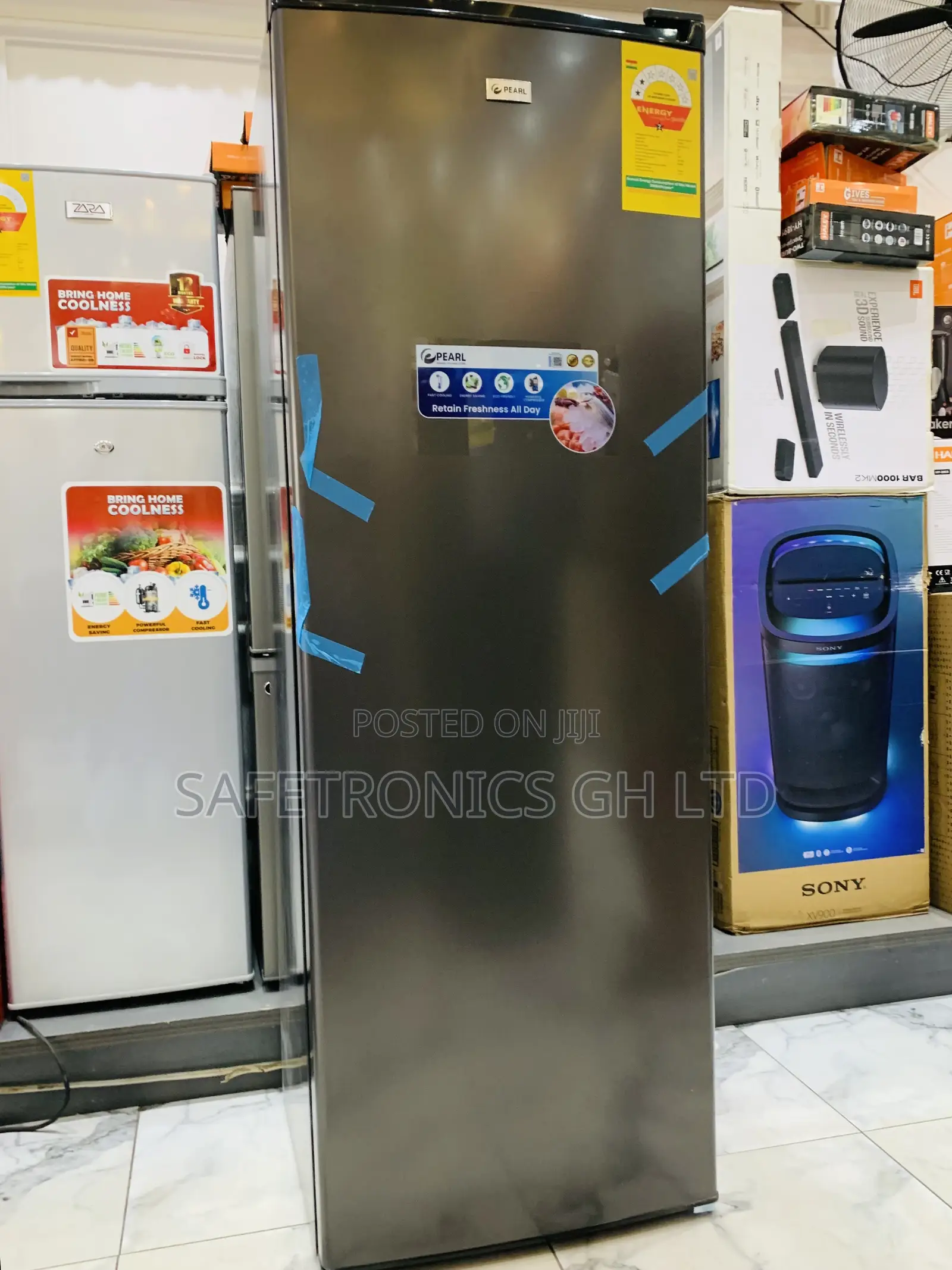 Perfect New Pearl Puf370 Upright Freezer