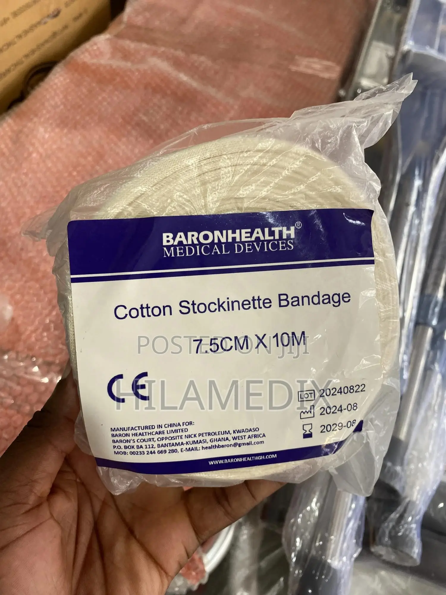 Stockinette Bandage 7.5cm (Other Sizes Available)