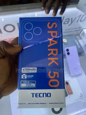 New Tecno Spark 50 128 GB Black