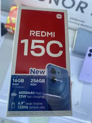 New Xiaomi Redmi 15 5G 256 GB Black