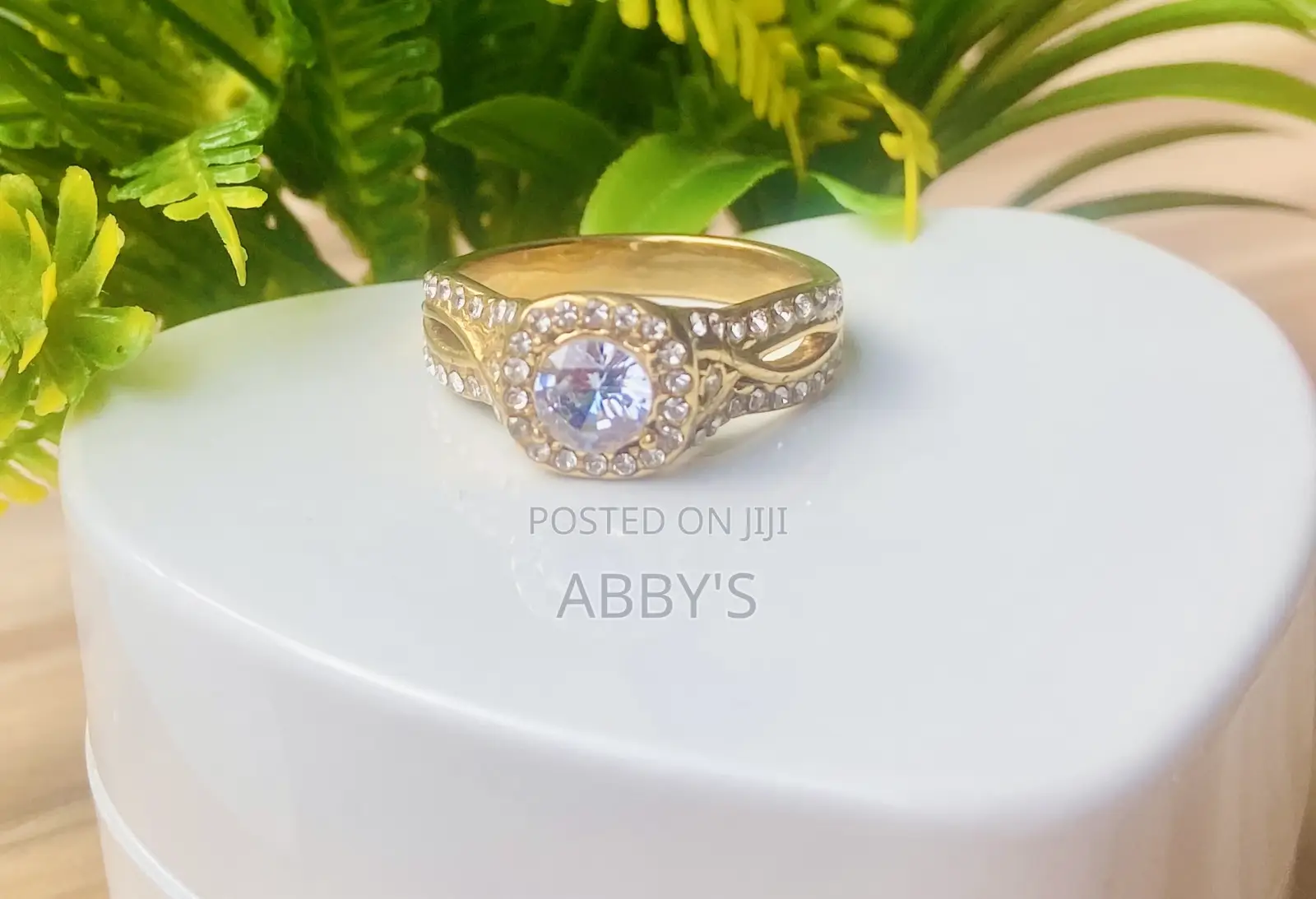 Vintage Infinity Zirconia Engagement/Promise Ring