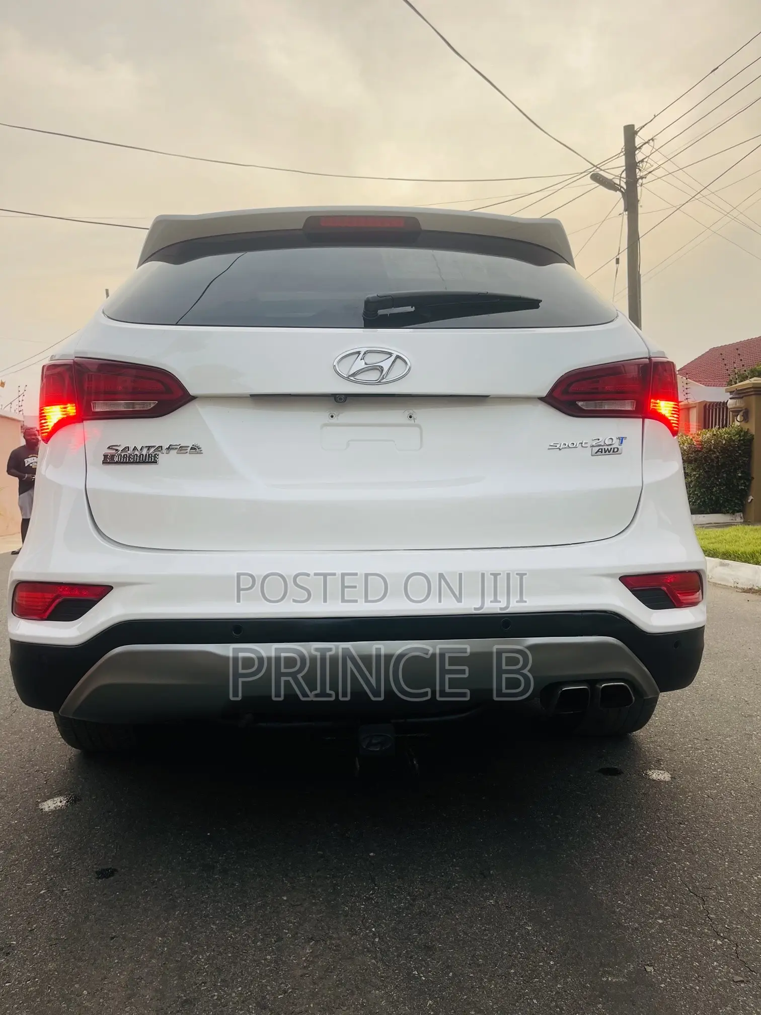 Hyundai Santa Fe Limited Ultimate AWD 2018 White