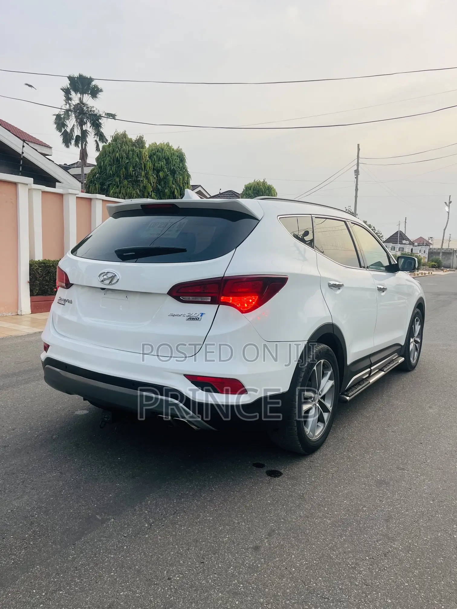 Hyundai Santa Fe Limited Ultimate AWD 2018 White