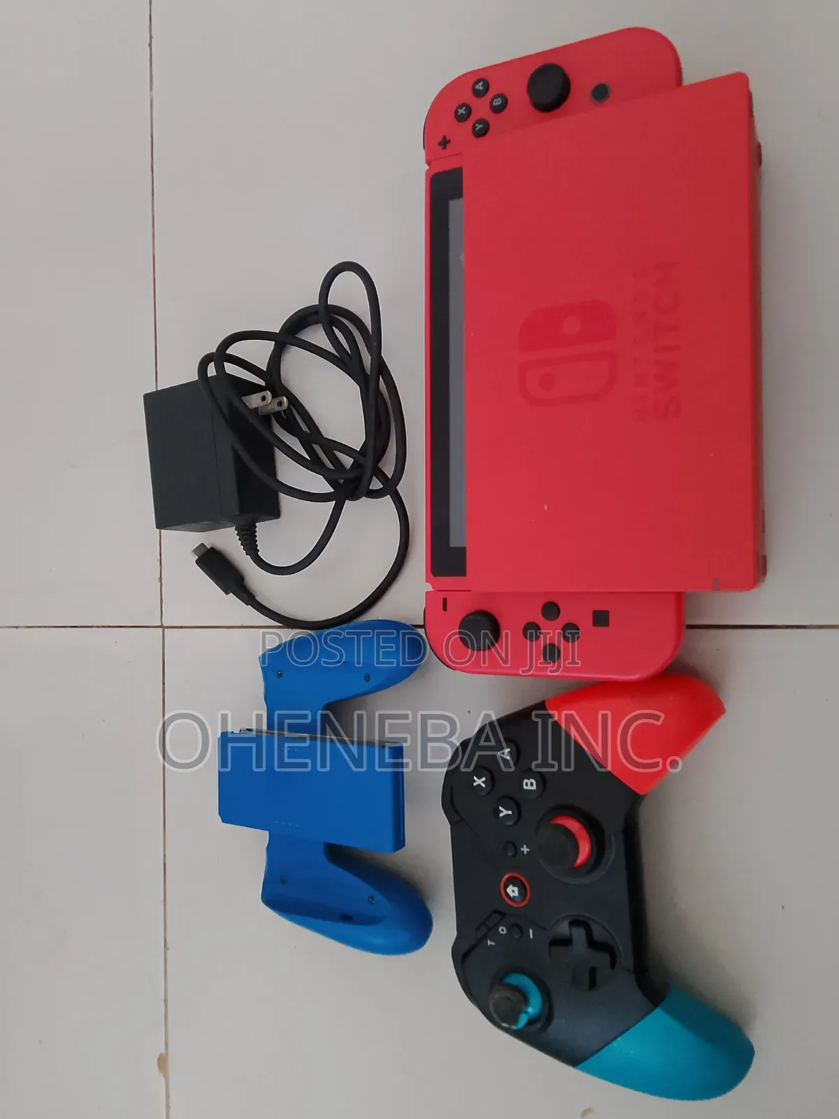 Golden Red Nintendo Switch With Games+All Accessories