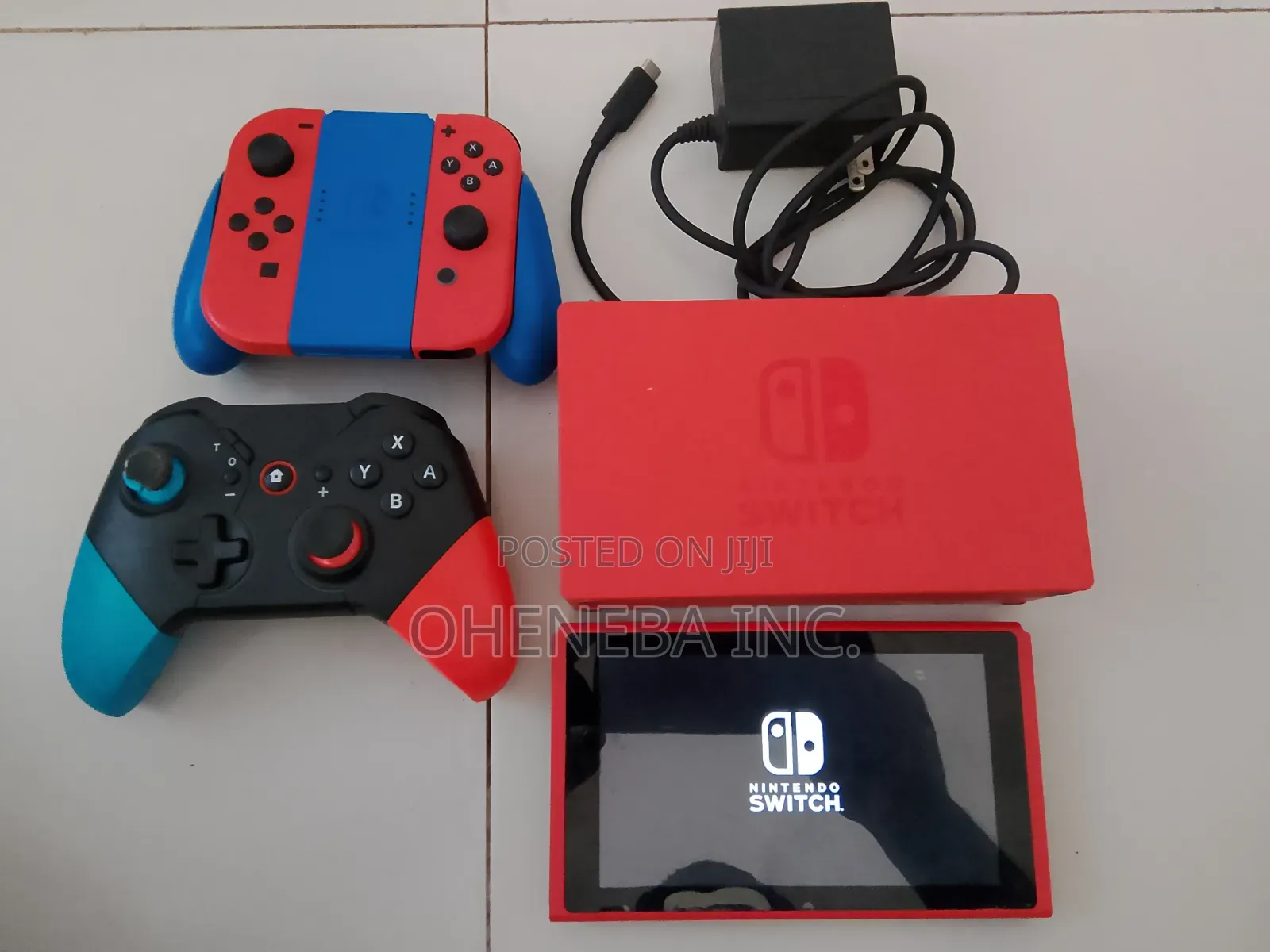 Golden Red Nintendo Switch With Games+All Accessories
