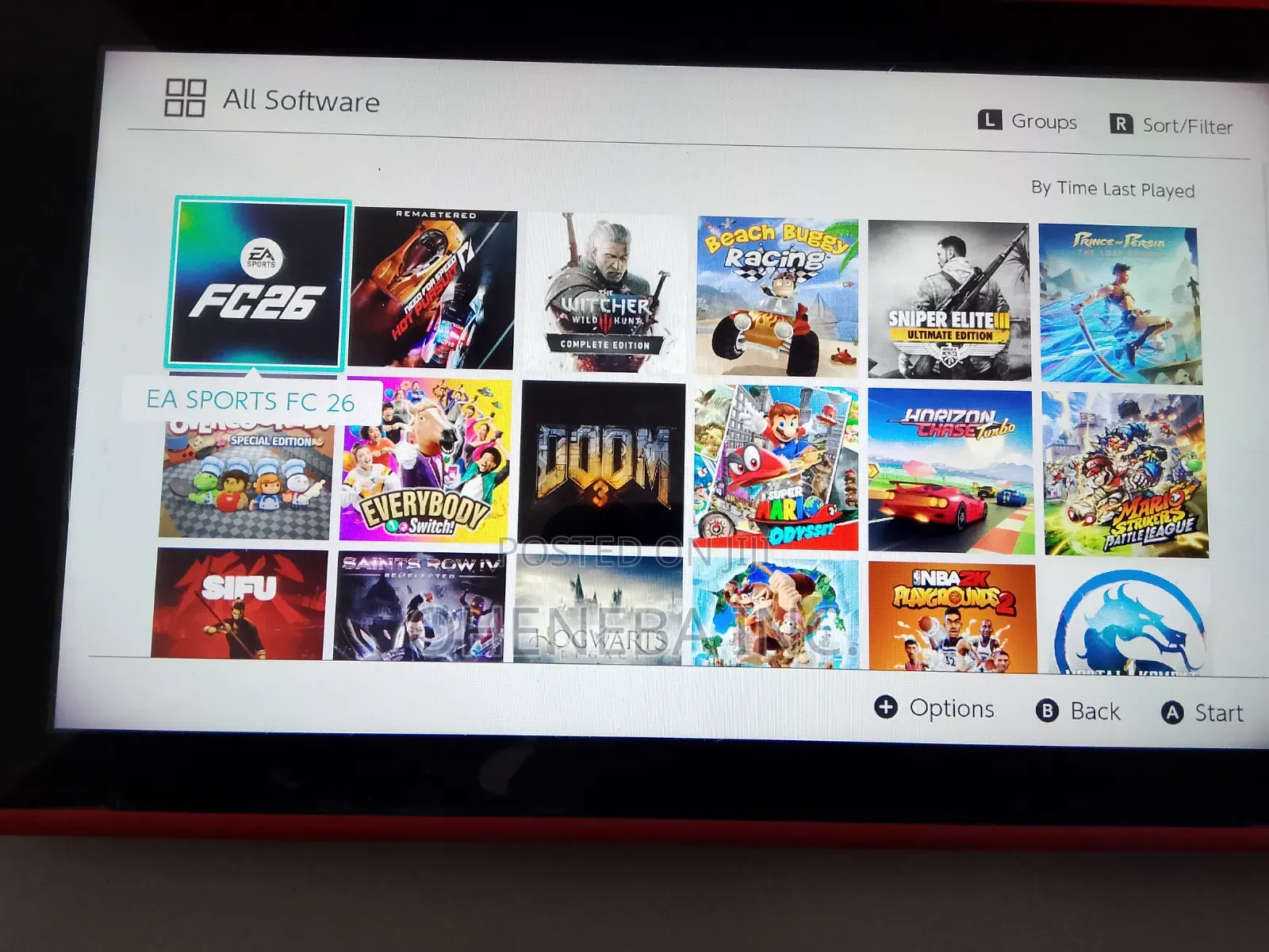Golden Red Nintendo Switch With Games+All Accessories