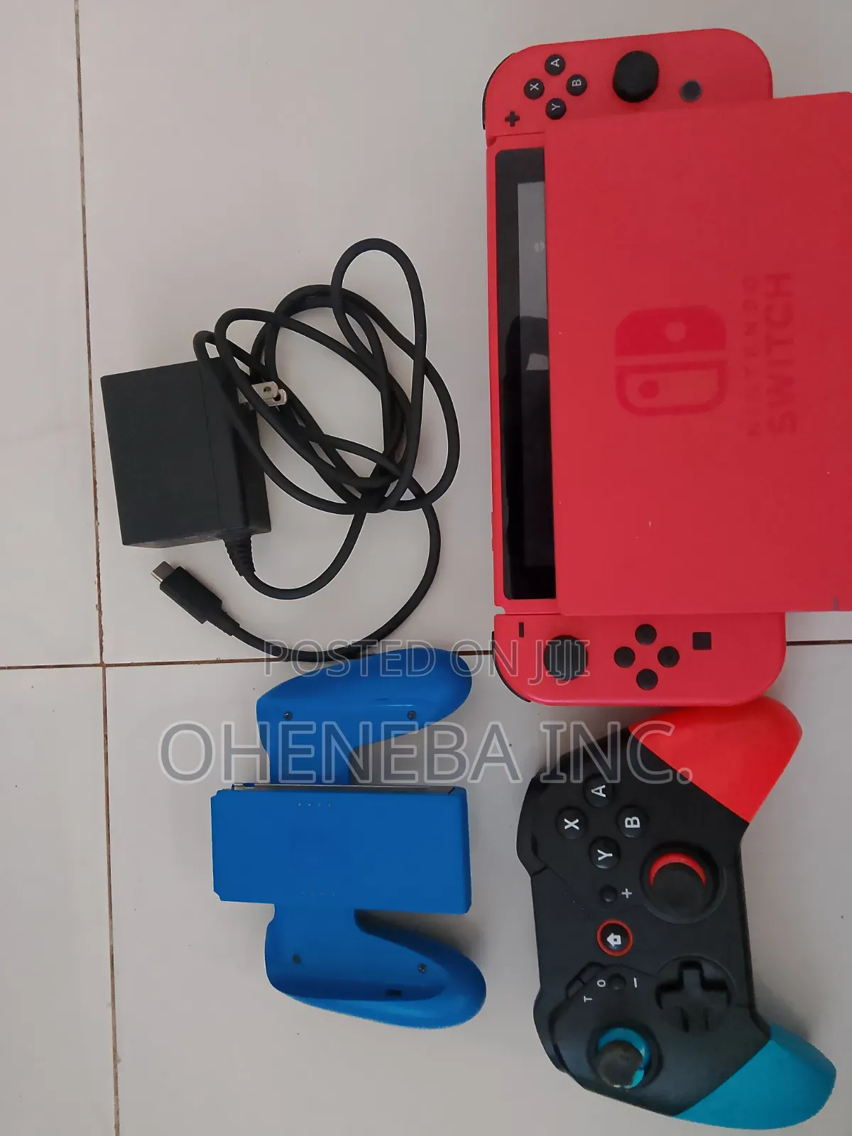 Golden Red Nintendo Switch With Games+All Accessories