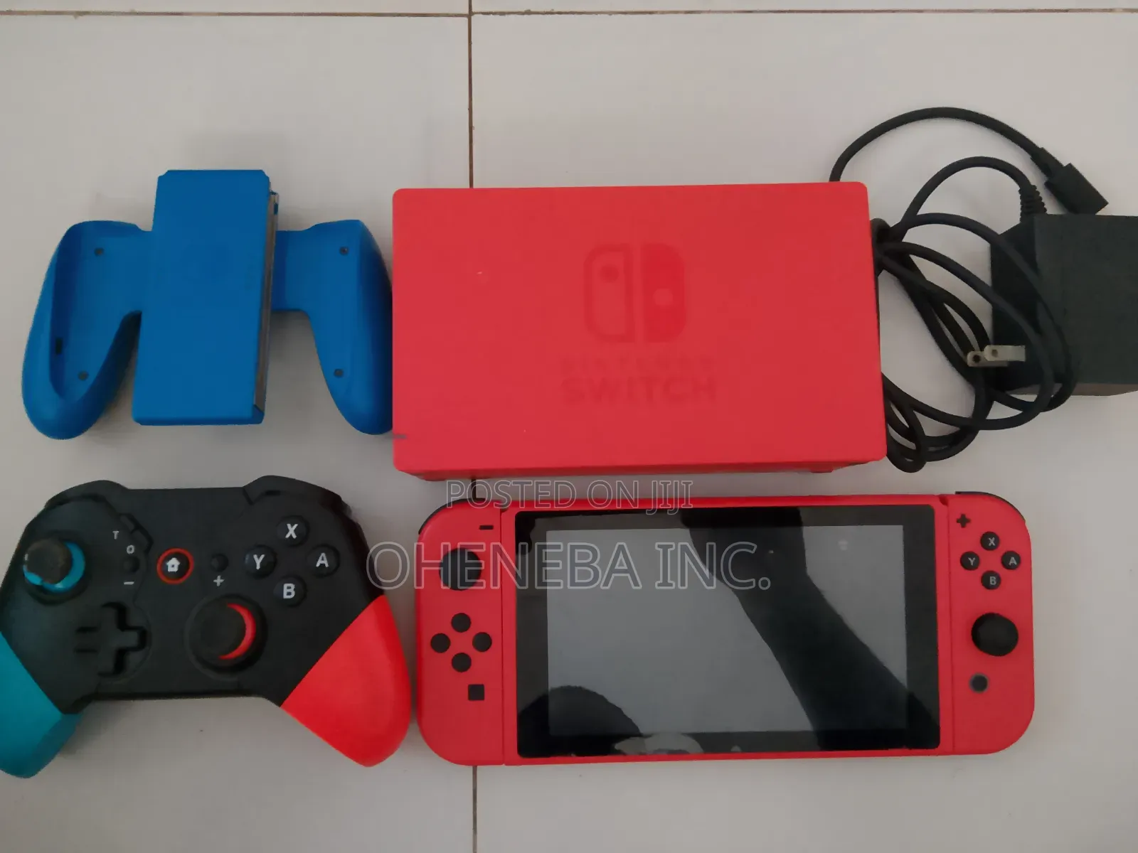 Golden Red Nintendo Switch With Games+All Accessories