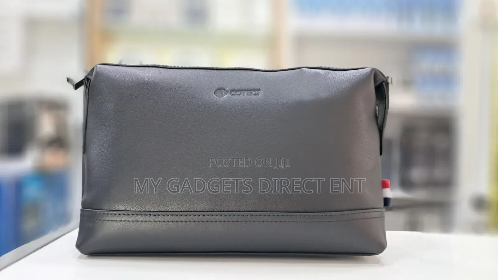 Coteci Portable Pouch Classic Business Men's Bag With Finger Print