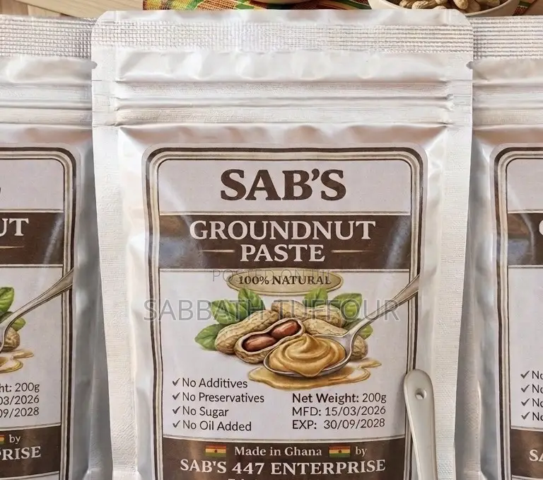 Sachet Groundnut Paste