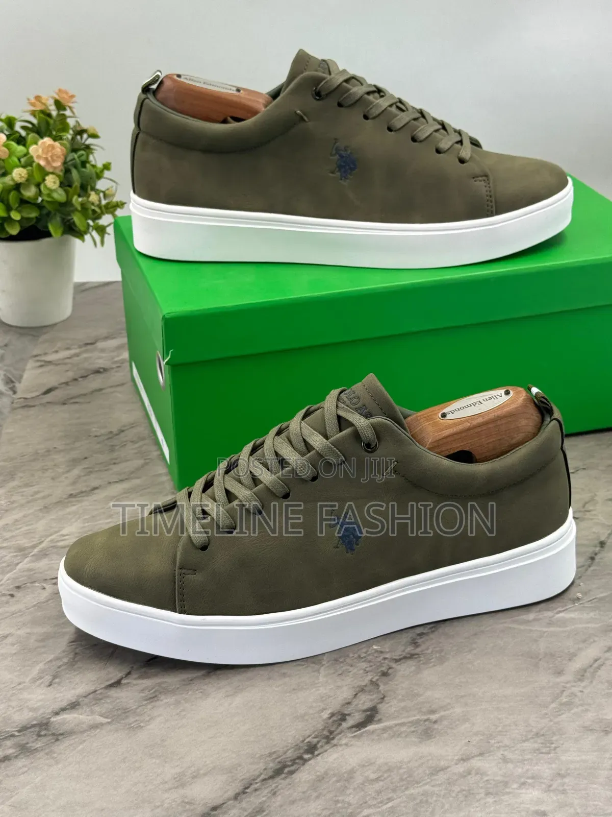 Army Green Polo Sneakers