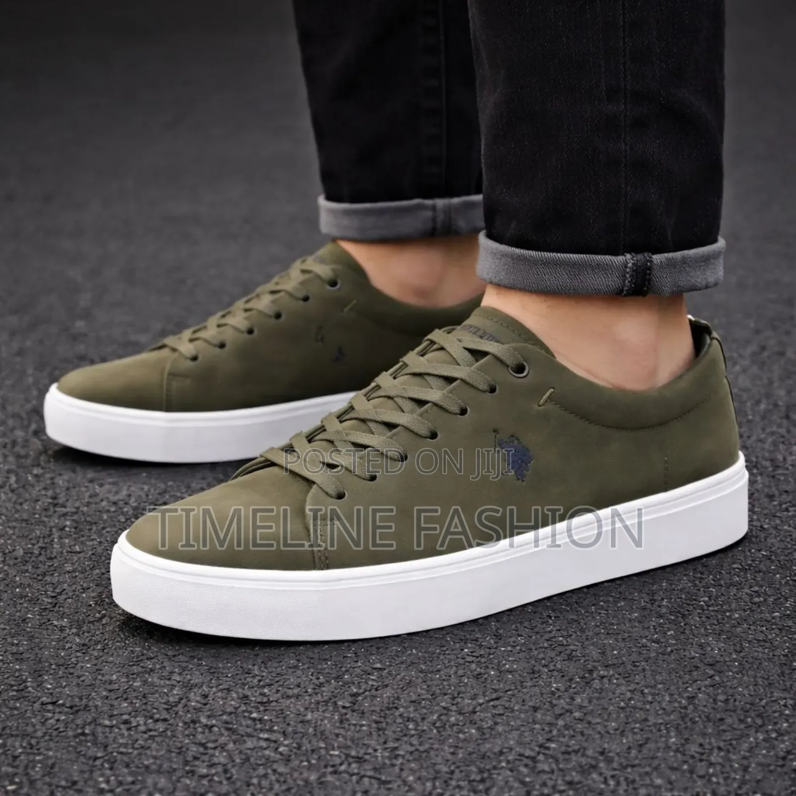 Army Green Polo Sneakers