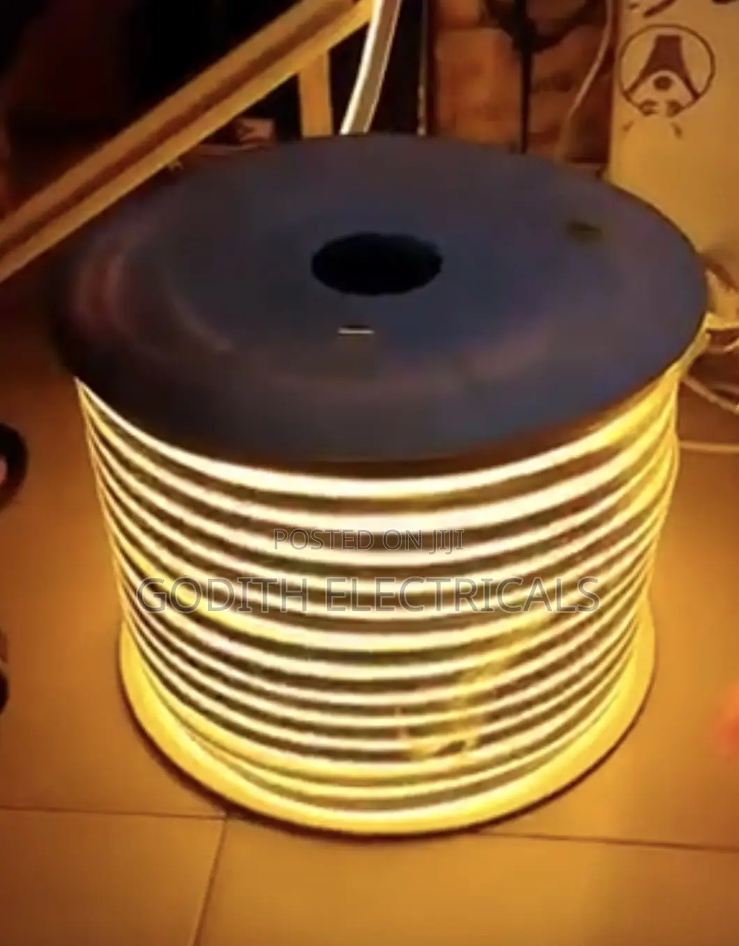 Neon Strip Light Deep Yellow