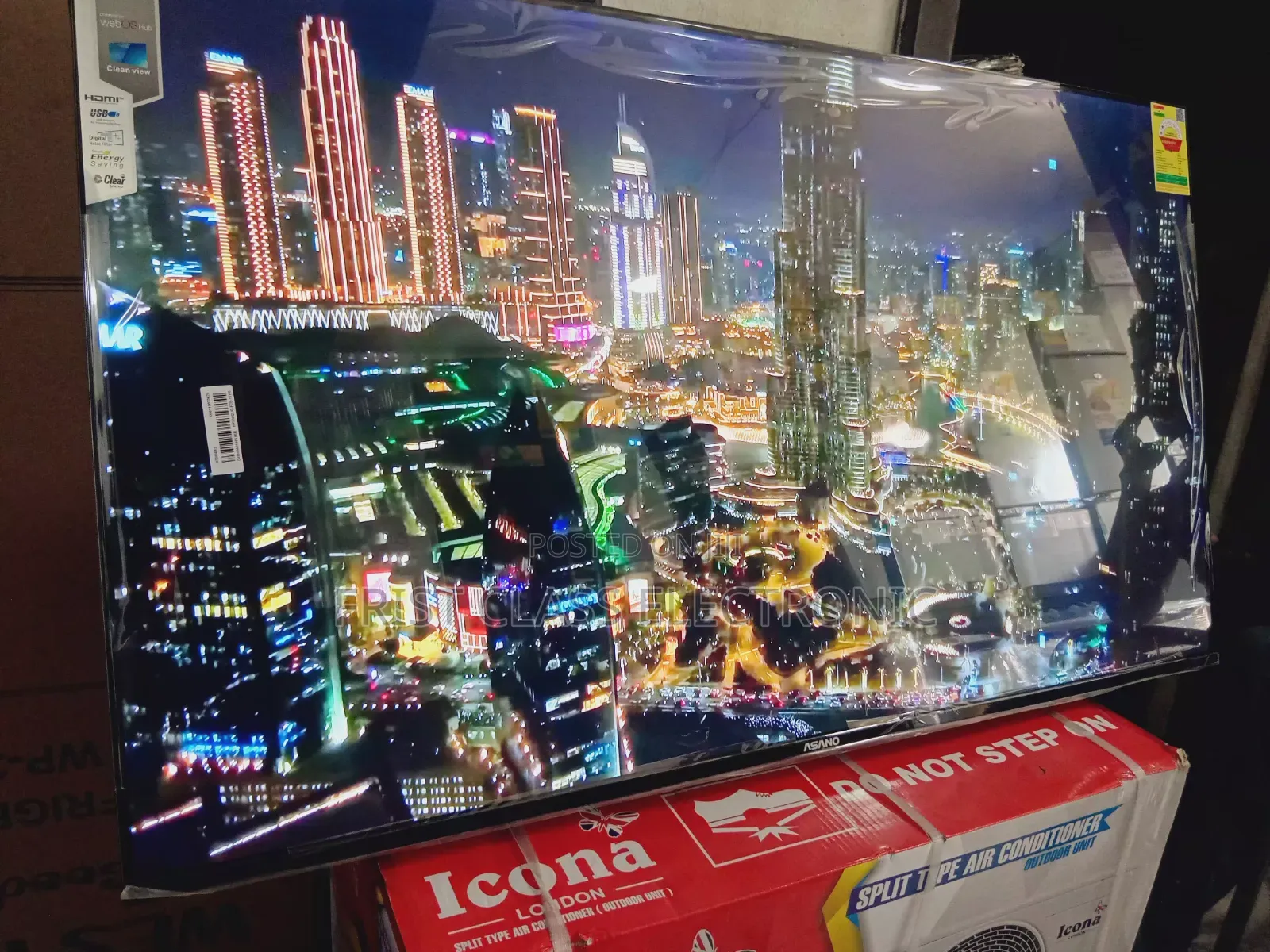 Asano 50 Smart Tv Bold Display, Tv That Lifts Space