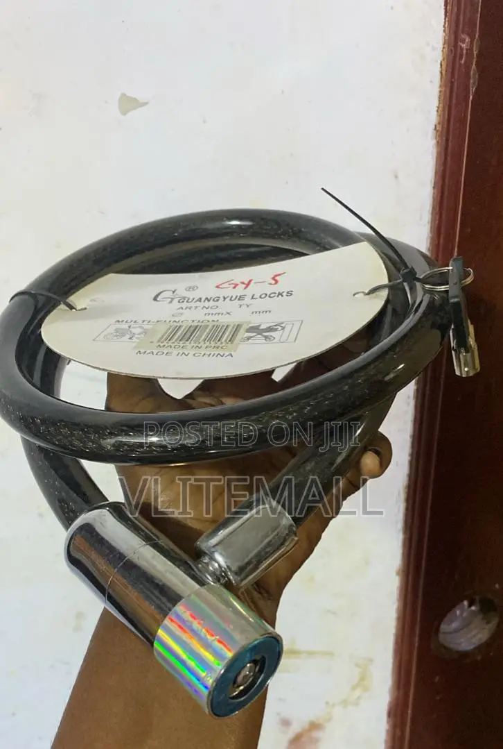 Guangyue Gy-5 Cable Lock Designed for Securing Bicycles.