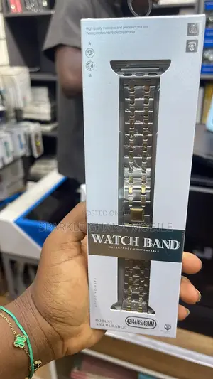 Apple Watch Strap(Silver + Gold)