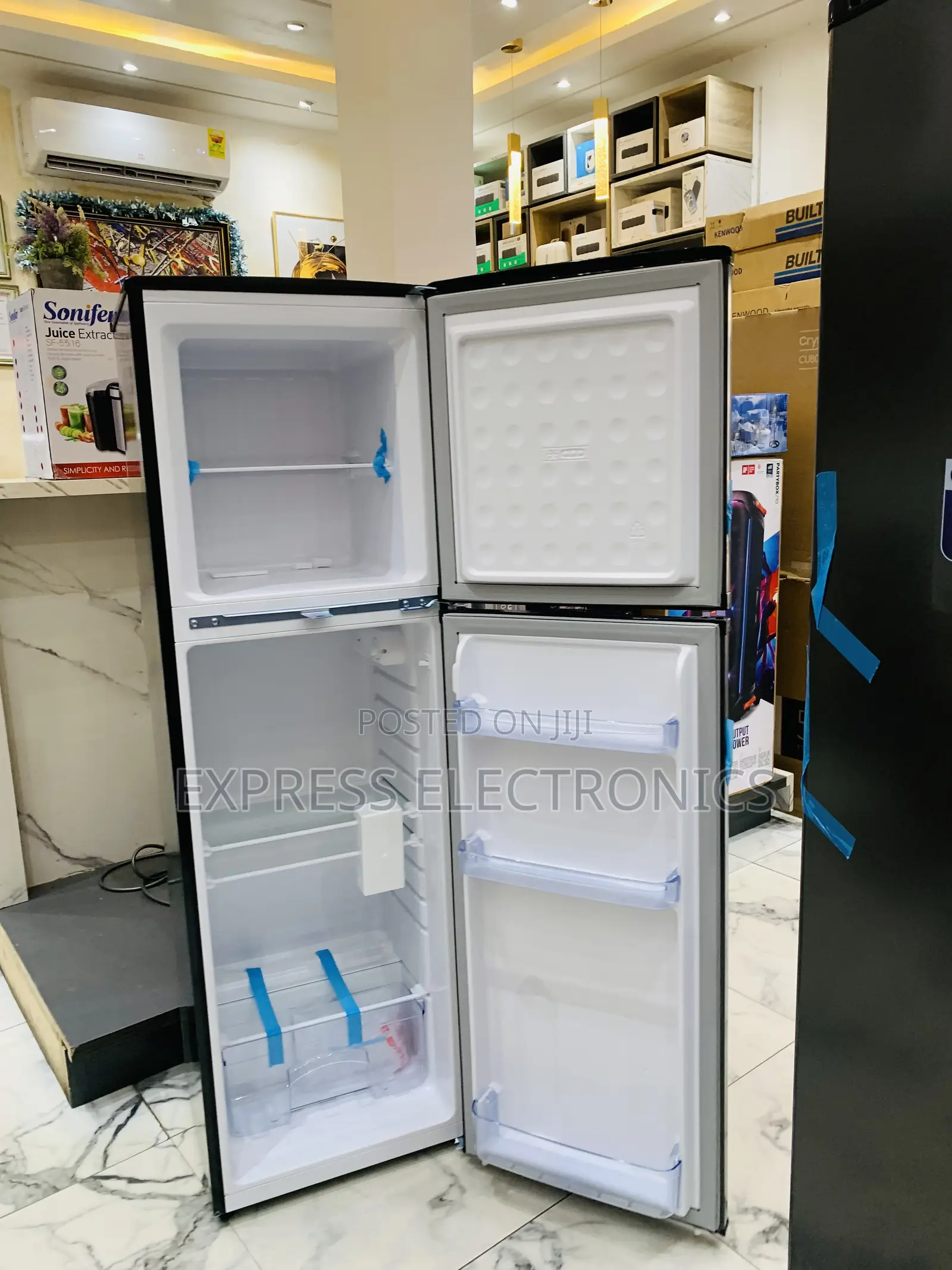 Authentic New Dark Grey Double Door Fridge Pf-262tix Pearl