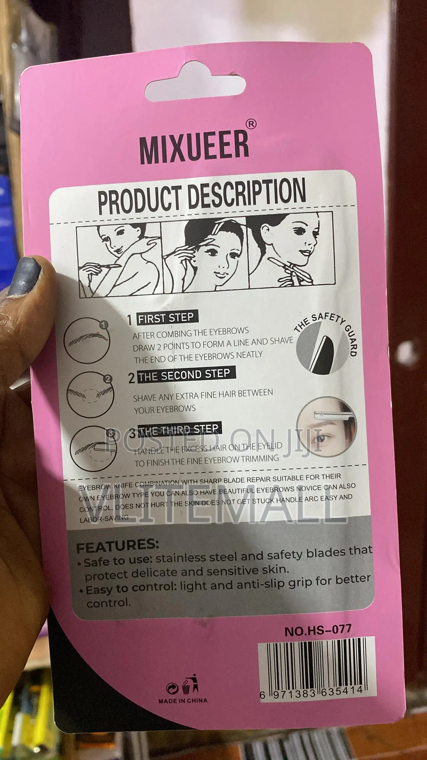 Mixueer Brand Eyebrow Razor Set