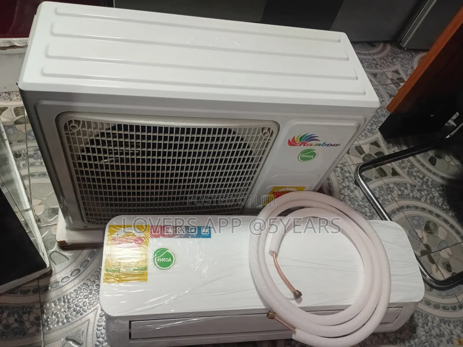 1.5hp Rainbow Hypercool White Window Ac -Amazing Efficiency.
