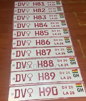 Dv Plates Available