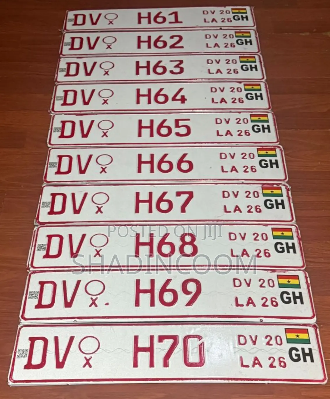 Dv Plates Available