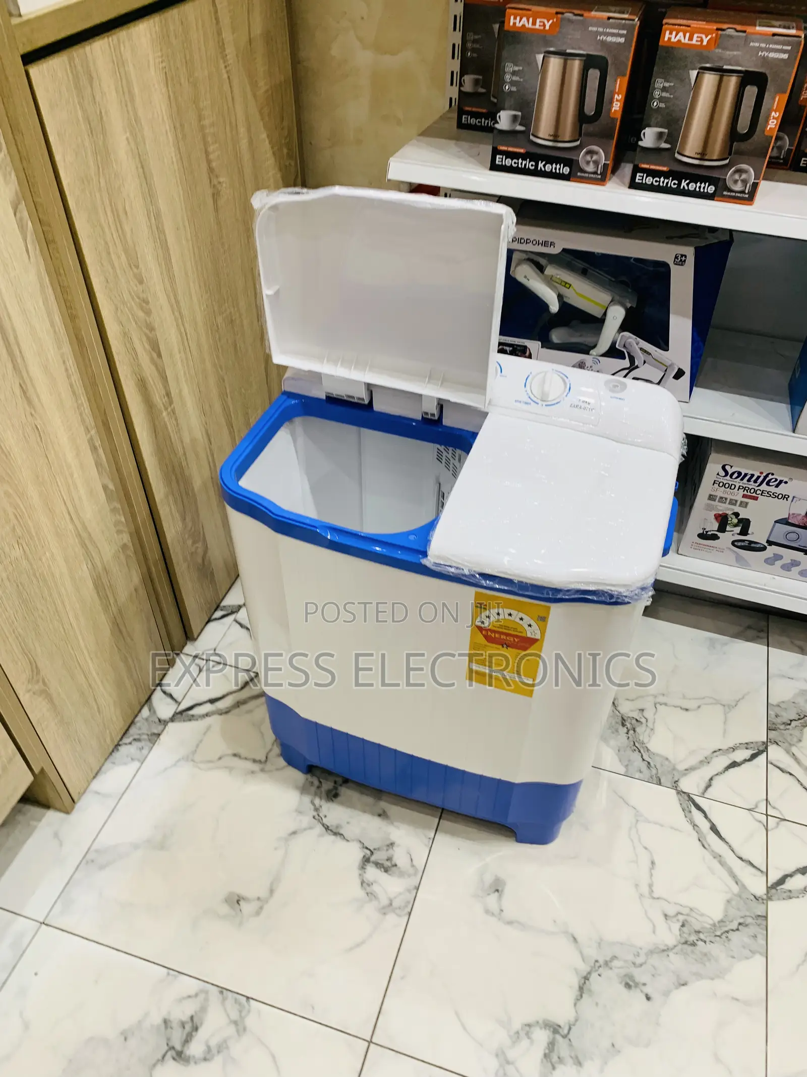Transparent Lid Sleek 7kg Topload Twintub Nasco