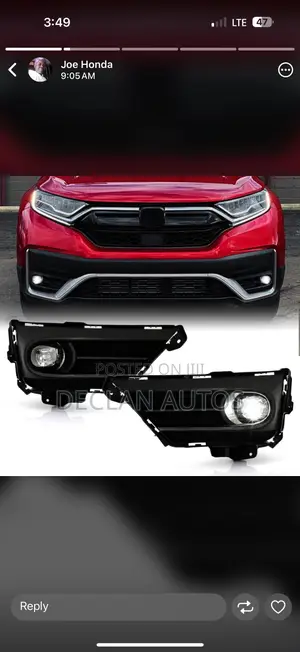 Fog Lamp for Honda Cr-v 2020 2021 2022
