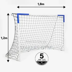 Football Goal (White Blue)
