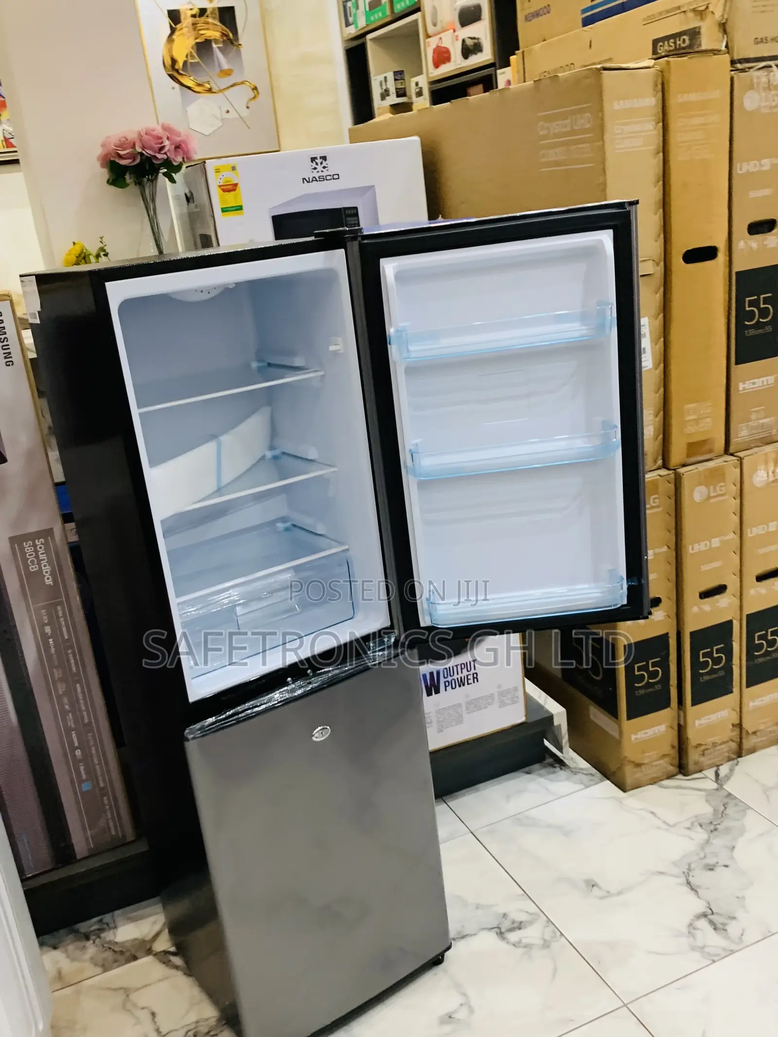 Secure Nasco 147l Gross Double Door Refrigerator (Dd2-20/Nasd2-20