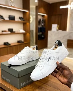 Quality Timber Land Men's White Sneakers
